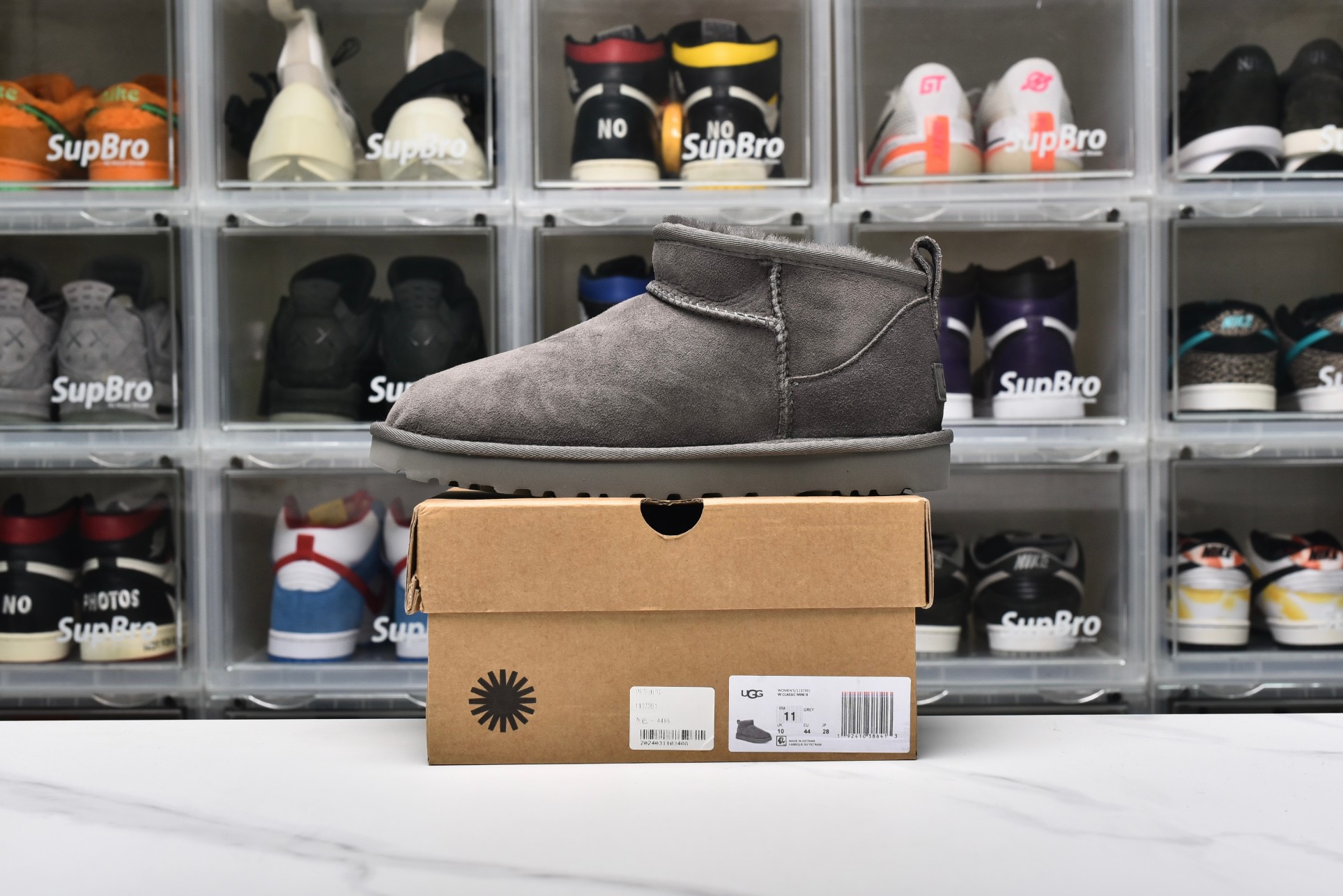 UGG Women Classic Ultra Mini Grey 1116109